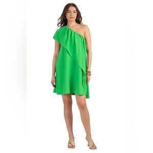 Satisfied One-Shoulder Dress Trina Turk